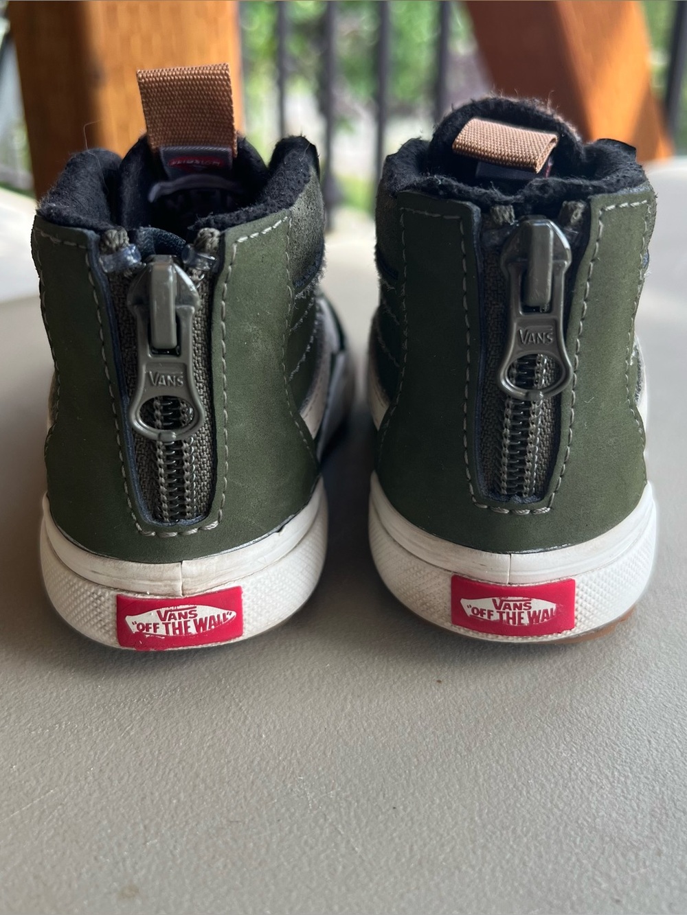 Vans MTE Primaloft Olive High Top Shoes Unisex Toddler 7.5 - Picture 6 of 10